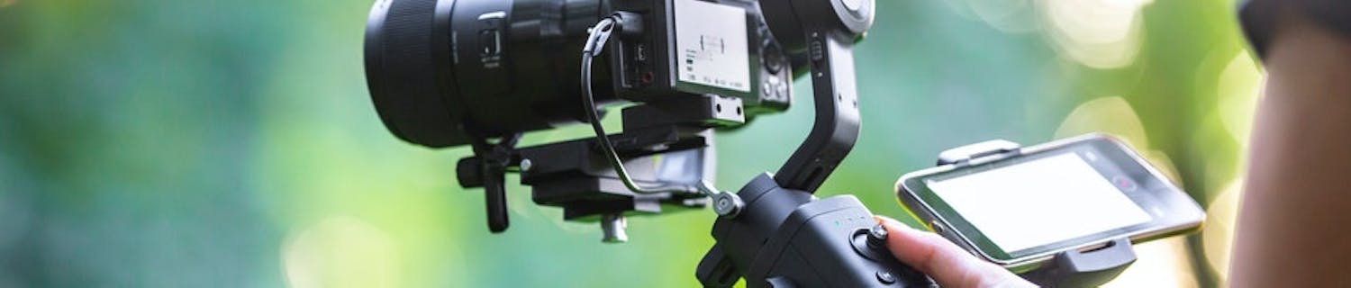 Videotuotanto järjestelmäkamera gimbaali